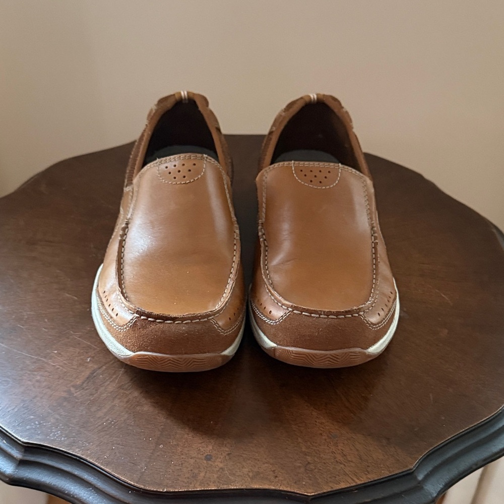 Men's Clarks Brown Loafers men’s size 9